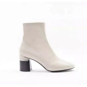 Phillip Lim DRM Stretch Booties Pale Grey, 39.5